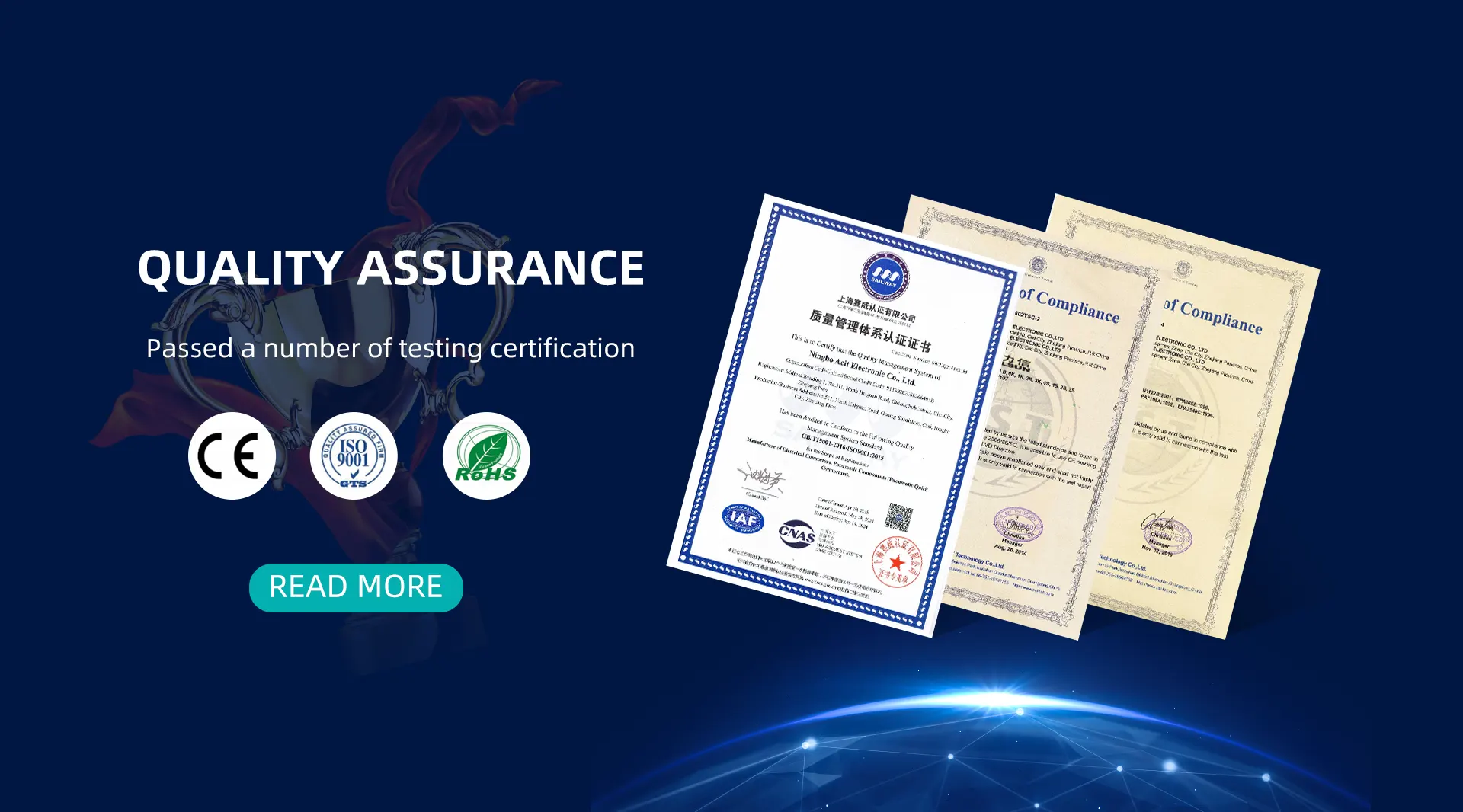 Certificat ACIT de Ningbo